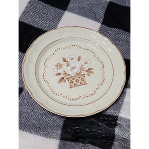 Mayblossom Salad Plate Stoneware Cumberland Stoneware Dishes Blossom Patterned
